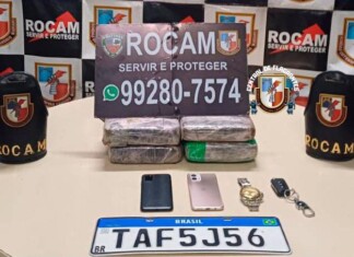 ROCAM prende motorista de aplicativo com quatro tabletes de maconha no Parque 10