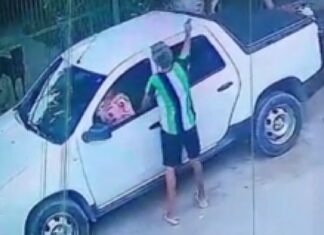 Mulher tem veículo roubado por dupla na Zona Norte de Manaus; veja o vídeo