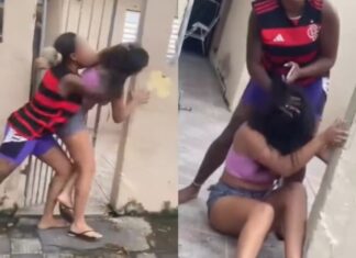 Mulher espanca suposta amante do marido e grava vídeo para enviar recado