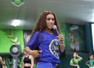 Com mais de 70 inscritos, rainha de bateria da Paraíso do Tuiuti promove workshop de samba na Aparecida