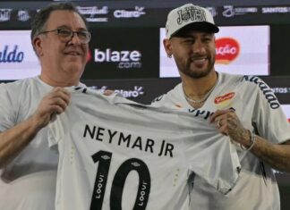 Neymar reestreia pelo Santos nesta quarta contra o Botafogo-SP