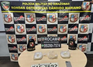 Condutor bate carro contra árvore e foge deixando carga com drogas em Manaus