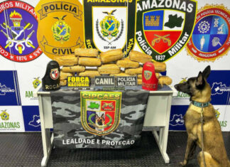 Polícia Militar prende mulher com mais de vinte quilos de drogas no Amazonas