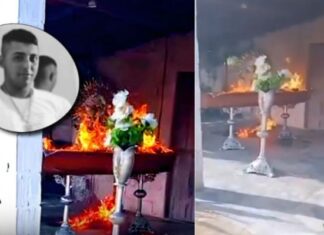VÍDEO: Facção invade velório e toca fogo em cadáver de rival