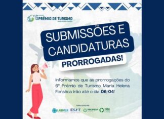 Labotur/UEA prorroga submissões e candidaturas do 6º Prêmio de Turismo Maria Helena Fonseca