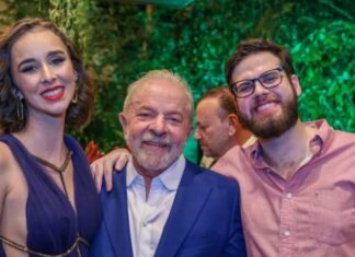 Atriz da Globo se casa com neto de Lula em cerimônia no interior de SP