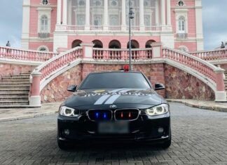 BMW apreendido em operação contra o tráfico de drogas é integrado à frota da Polícia Civil do Amazonas
