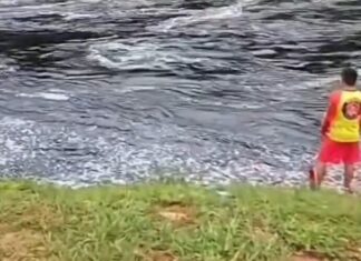 Homem morre afogado durante passeio na Corredeira do Urubuí em Presidente Figueiredo