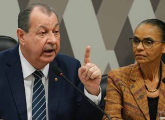 Senador Omar Aziz cobra respeito de Marina Silva e exige pavimentação da BR-319 no Senado