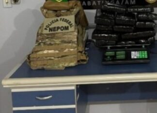 Polícia Federal prende homem com mala cheia de drogas no Porto de Benjamin Constant no AM