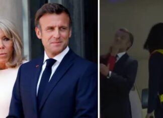 VÍDEO: Macron é atingido no rosto pela esposa durante discussão: “Briguinha de casal”