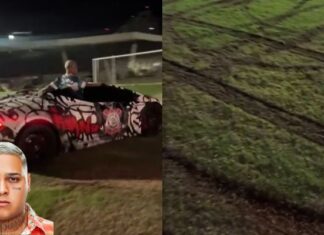 MC Ryan é preso após destruir gramado de estádio com Lamborghini