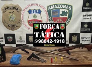 Polícia Militar do Amazonas apreendeu mais de 500 armas em quatro meses