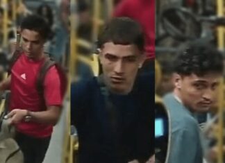 Polícia Civil divulga imagens de três homens procurados por roubo a ônibus em Manaus