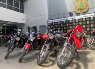 Polícia Civil devolve 60 motocicletas roubadas e furtadas recuperadas no interior do Amazonas