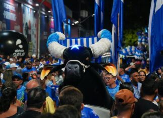 Festival de Parintins 2025: Boi de Rua estreia novo formato e arrasta multidão pelas ruas de Parintins