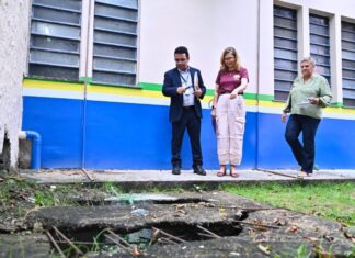 MPAM e TCE-AM fiscalizam acesso a saneamento básico em escolas de Manaus