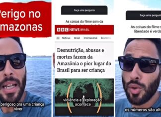 Suposto influencer Abner Brasil usa dados do Pará para atacar o Amazonas e viraliza fake news sobre violência infantil