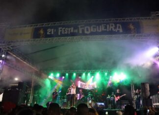 Público lota abertura da Festa da Fogueira e celebra a cultura em Lindóia