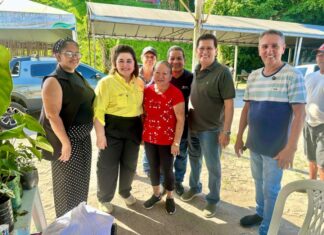 Em Rio Preto da Eva, Maria do Carmo ouve produtores rurais e participa de posse da nova diretoria do PL Municipal