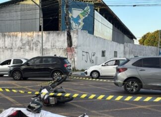 Motociclista morre após colisão com carro na Zona Centro-Sul de Manaus