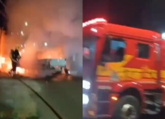 Carro explode e assusta moradores no Ouro Verde na Zona Leste de Manaus