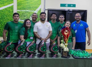 Final de futebol movimenta Arena da Amazônia e marca encerramento dos Jogos Universitários da UEA