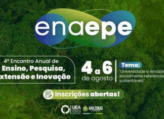 Inscrições e submissões de trabalhos abertas para 4º Enaepe da UEA