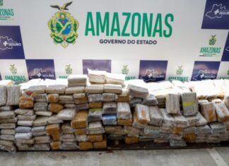 Governo do Amazonas faz apreensão de 1 tonelada de maconha na capital