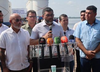 Governador Wilson Lima vistoria envio de Estação de Tratamento de Água que vai beneficiar mais de 30 mil moradores em São Gabriel da Cachoeira
