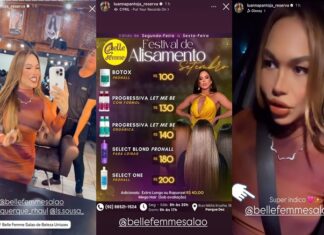 Salão Belle Femme de Djidja Cardoso volta a ser promovido por Luana Pantoja e causa repercussão
