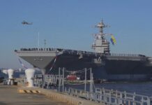 EUA posicionam o porta-aviões Gerald R. Ford, o maior do mundo, no Caribe