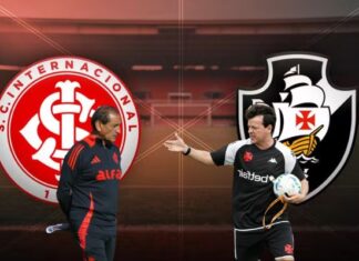 Vasco e Internacional se enfrentam em duelo decisivo na luta contra o rebaixamento no brasileirão