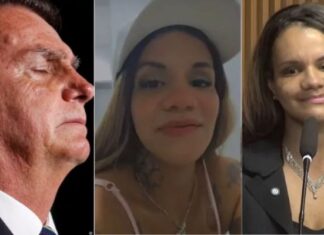 VÍDEO: Vítima de 61 socos do namorado faz chacota com prisão de Bolsonaro: ’22 motivos para ser feliz’