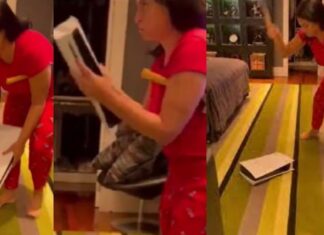 VÍDEO: Mãe quebra PS5 do filho a marteladas após ser chamada de ‘velha e filha da put4’: ‘Nunca mais’