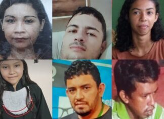PC-AM solicita divulgação das imagens de seis pessoas que desapareceram em Manaus