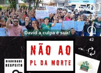 Professores convocam panelaço na Ponta Negra em protestos contra o “PL da Morte” de David Almeida
