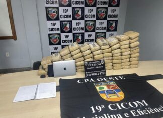 Polícia Militar do Amazonas apreende 70 quilos de maconha em ação na Ponta Negra