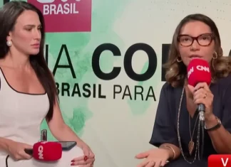 Em nova gafe gramatical, Janja troca “atrizes” por “atoras” durante entrevista na COP30
