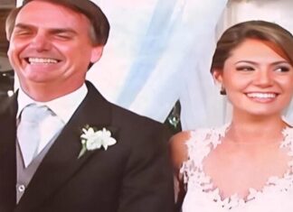 “Você é o meu grande amor”, diz Michelle ao celebrar 18 anos de casamento com Jair Bolsonaro