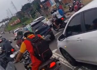 Acidente deixa motociclista e mulher ferido na Zona Norte de Manaus