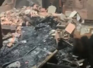 Explosão de panela de pressão provoca incêndio e destrói casa na Compensa em Manaus