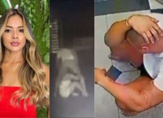 Marido é preso suspeito de jogar a esposa do 10º andar; vídeo mostra agressão