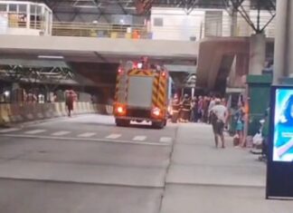Homem fica em estado grave após cair de ônibus no Terminal 4 em Manaus