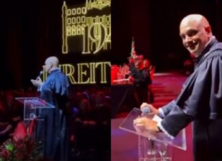 VÍDEO: Rindo e sob aplausos na USP, Alexandre de Moraes dispara: ‘Já fiz o que tinha que fazer’