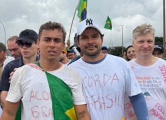 Capitão Alberto Neto une-se a Nikolas Ferreira em caminhada histórica “Acorda Brasil”