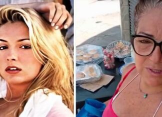 Regininha Poltergeist musa dos anos 1990 vende empada pelas ruas do Rio de Janeiro