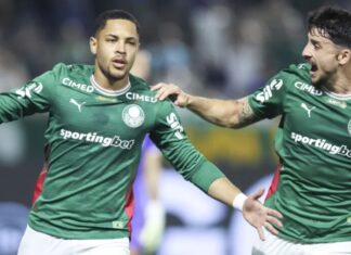 Palmeiras vence o Fluminense e assume a liderança do Brasileirão