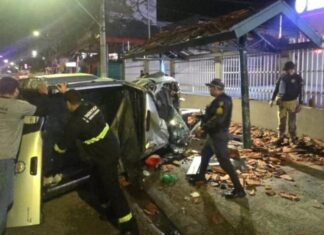 Condutor fica ferido em grava acidente de trânsito na Zona Centro-Sul de Manaus