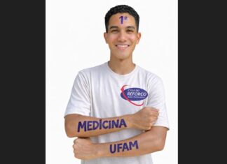 Aluno de escola pública conquista 1º lugar em Medicina na UFAM pelo Sisu 2026